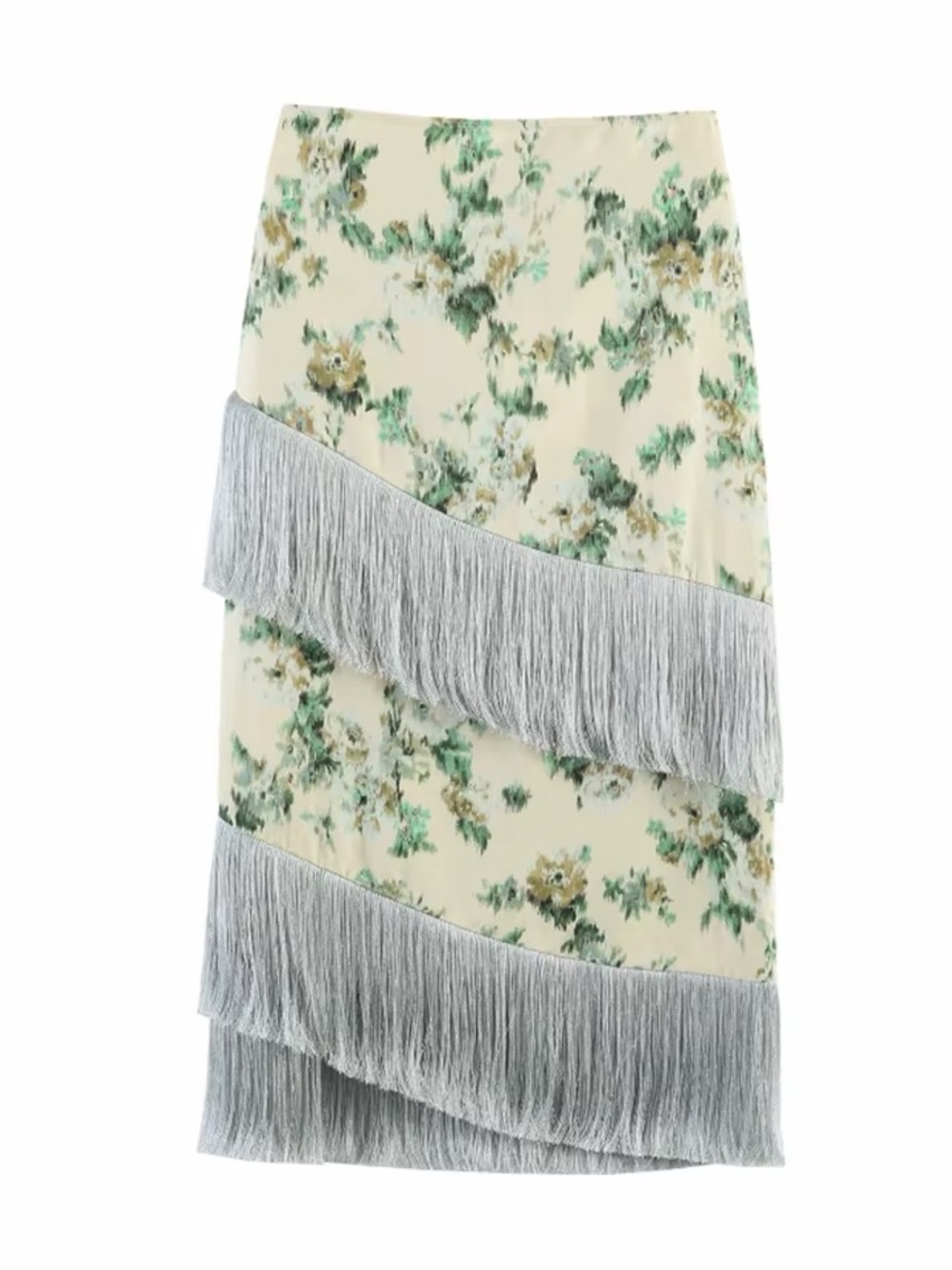 ZARA SS26 Limited Edition STUDIO
Floral Fringed Midi Skirt Size S
2378/791